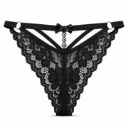Frowzer Fantasy Wear Luxury Lingerie Dantelli Seksi Fantezi Külot-Siyah