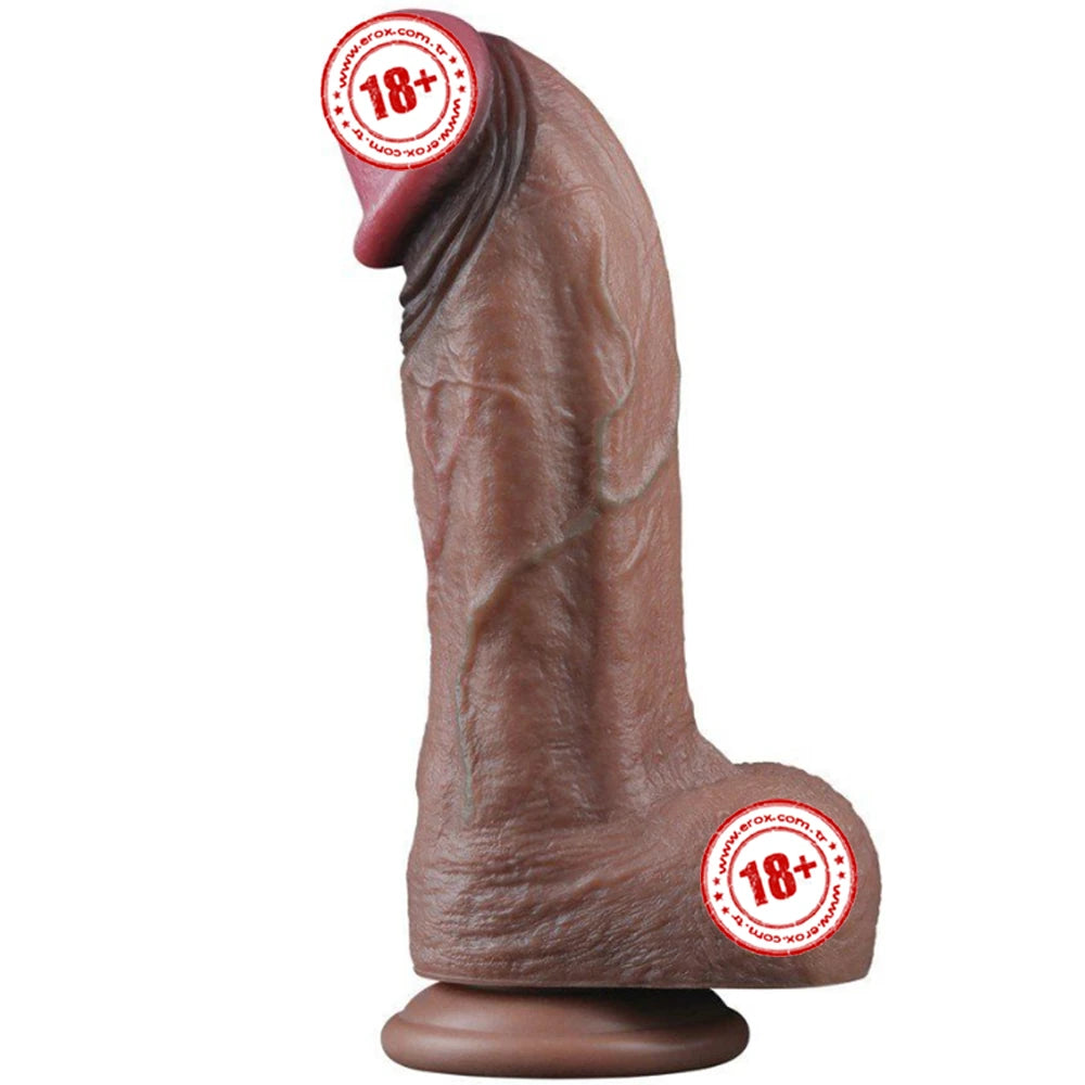 Lovetoy Dual Layered Silicone Cock 28 Cm Büyük Realistik Penis LV411062