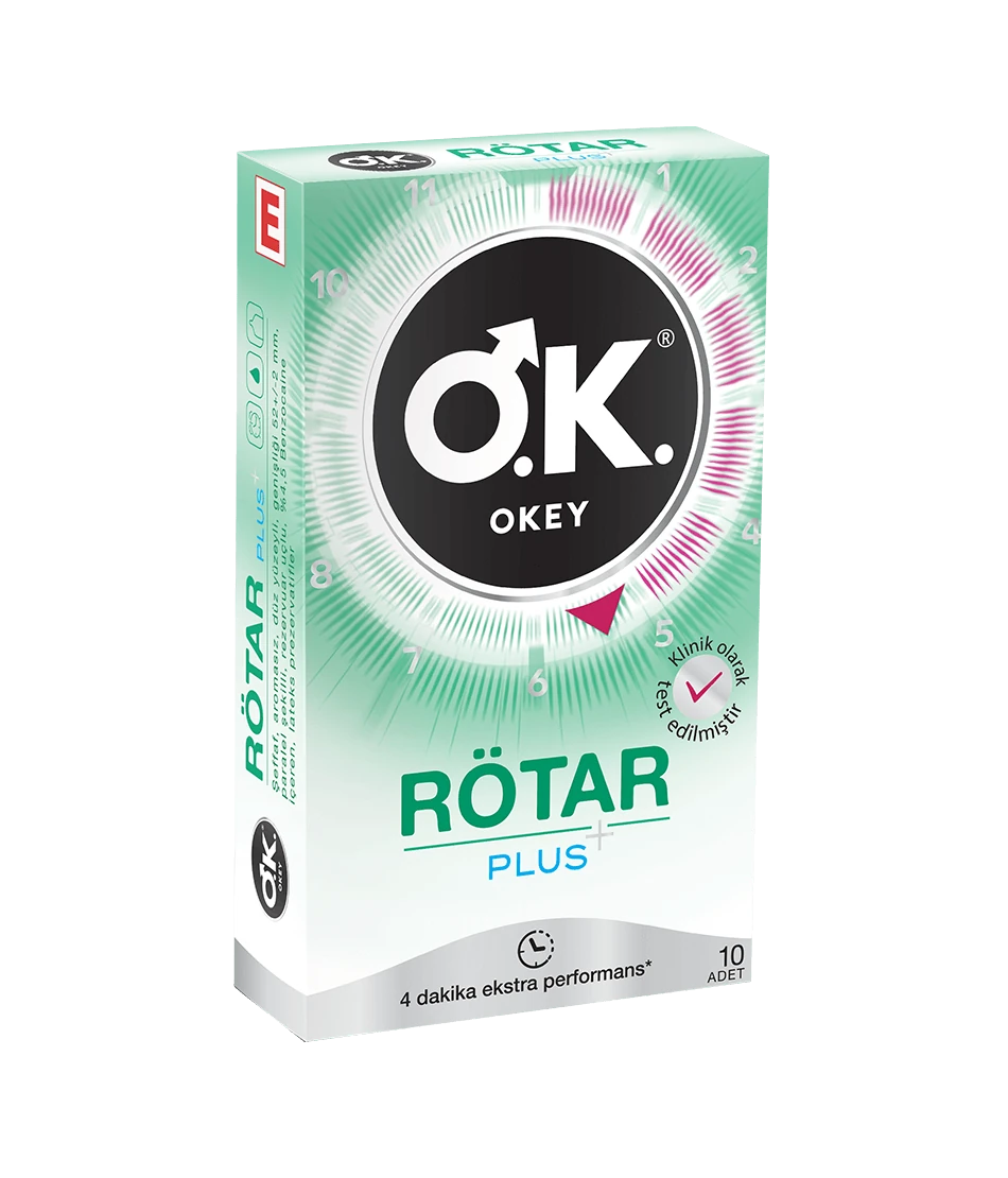 Okey Rötar Plus 10'lu Prezervatif