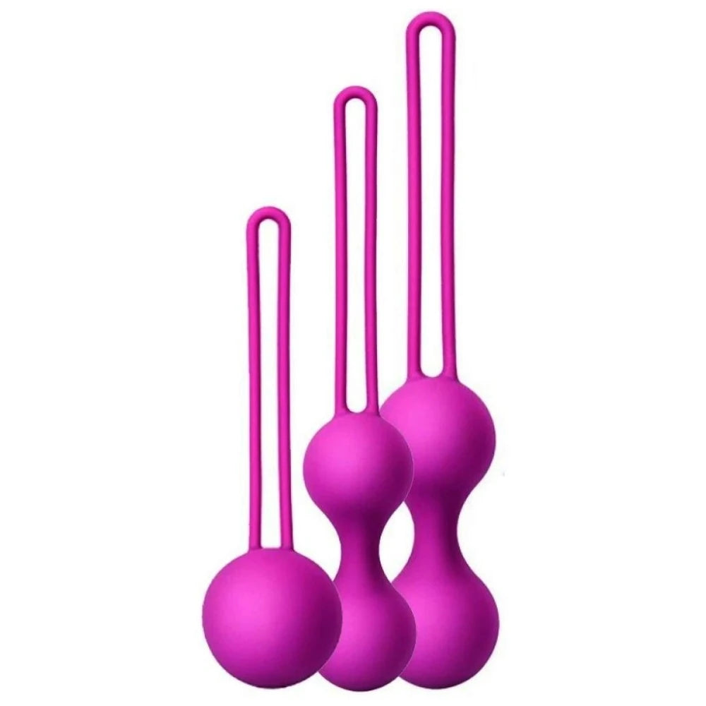 Frowzer Kegel Balls Exercisers Metal Ağırlıklı Kegel Egzersiz Topu Set-D.Purple