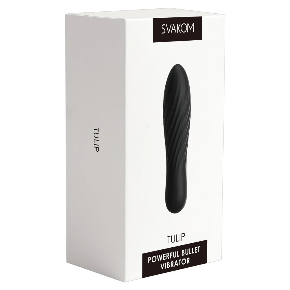 Svakom Tulip 10 Modlu Güçlü Mini Vibratör-Black