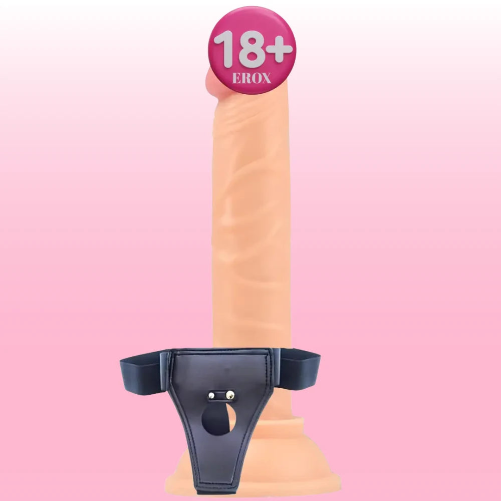 Frowzer Jelly Strap-On 14.5 cm Belden Bağlamalı Kemerli Realistik Penis