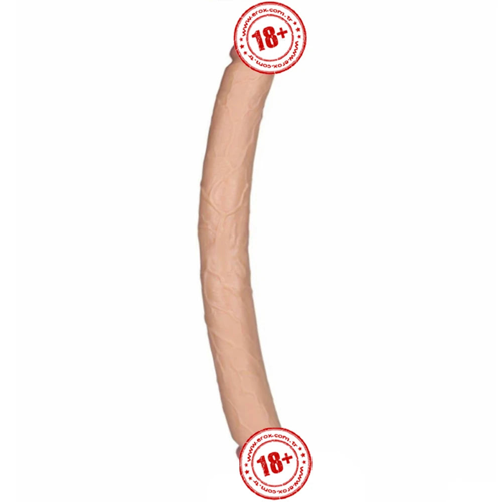Lovetoy King Size 43 cm Realistik Ultra Esnek Çift Taraflı Penis