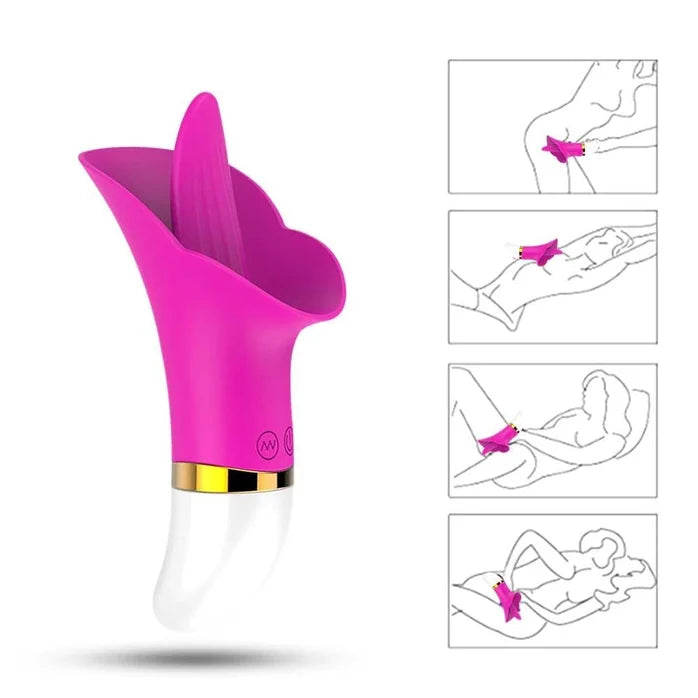 Frowzer Pixi Tongue Vibe 12 Modlu Dil Vibratör