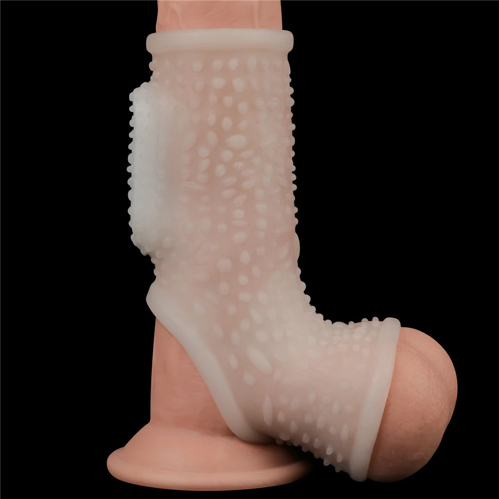 Lovetoy Drip Knights Ring Testis Geçirmeli Titreşimli Yarım Penis Kılıfı
