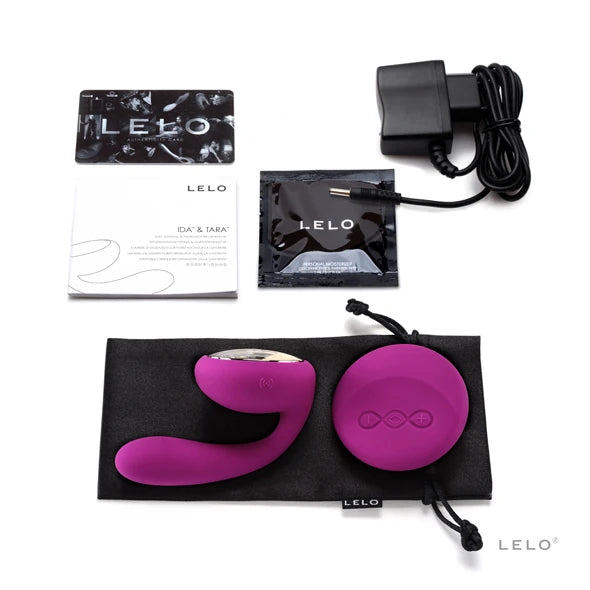 Lelo İda Uzaktan Kumandalı Hareketli Giyilebilir Vibratör-Deep Rose