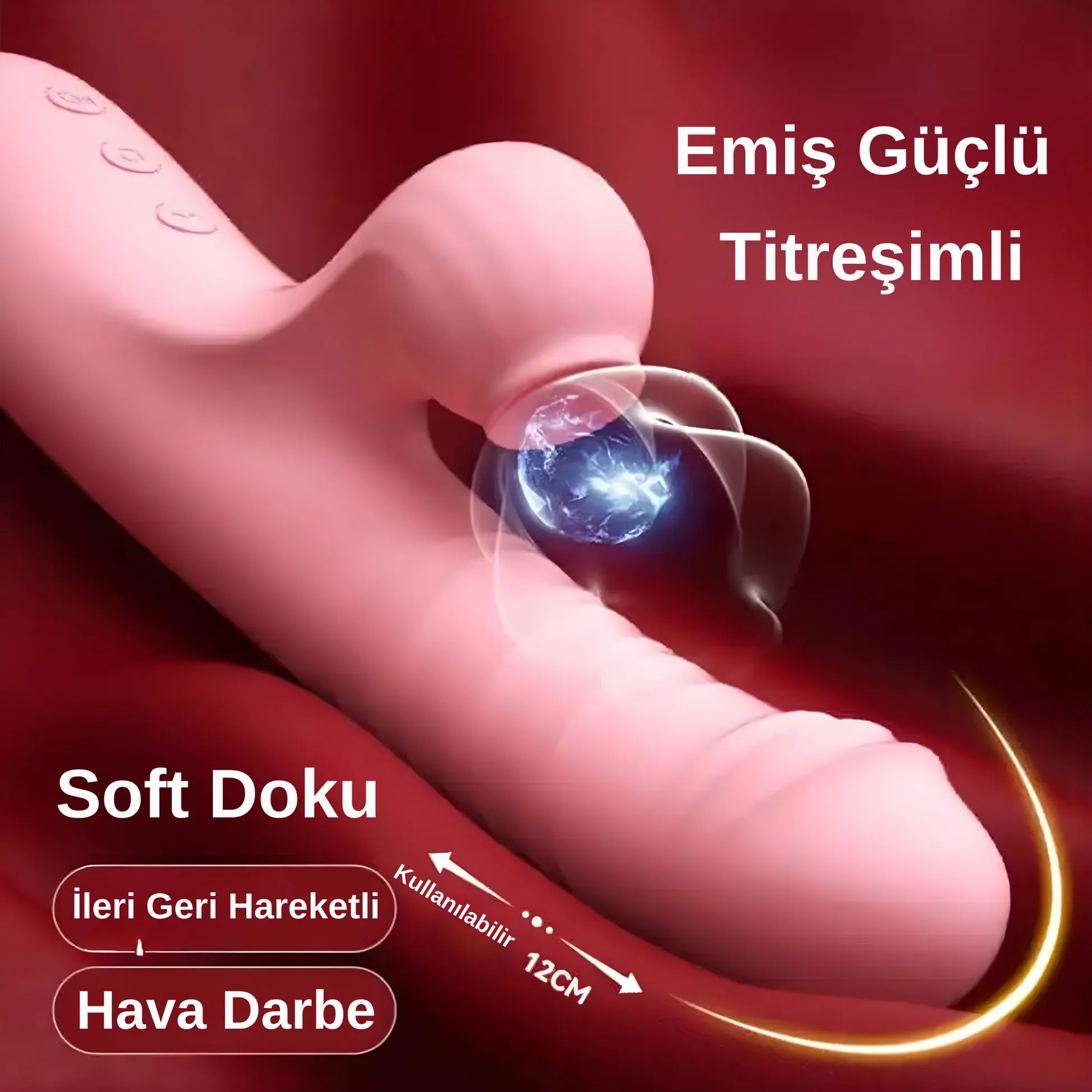 Frowzer The Vibe Kaira Isıtmalı Titreşimli ve Emiş Güçlü Vibratör