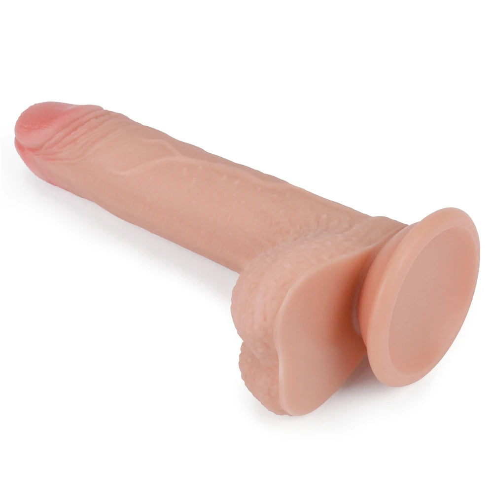 Lovetoy Dual Layered Silicone Cock 18 cm Realistik Penis LV4001F