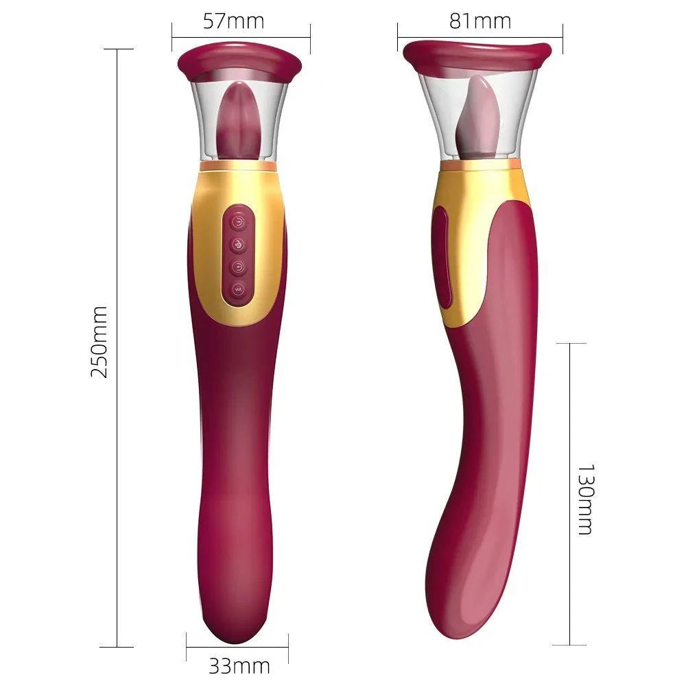 Frowzer Luxury Tongue Vibe 2 İn 1 G-Spot ve Dil Vibratör
