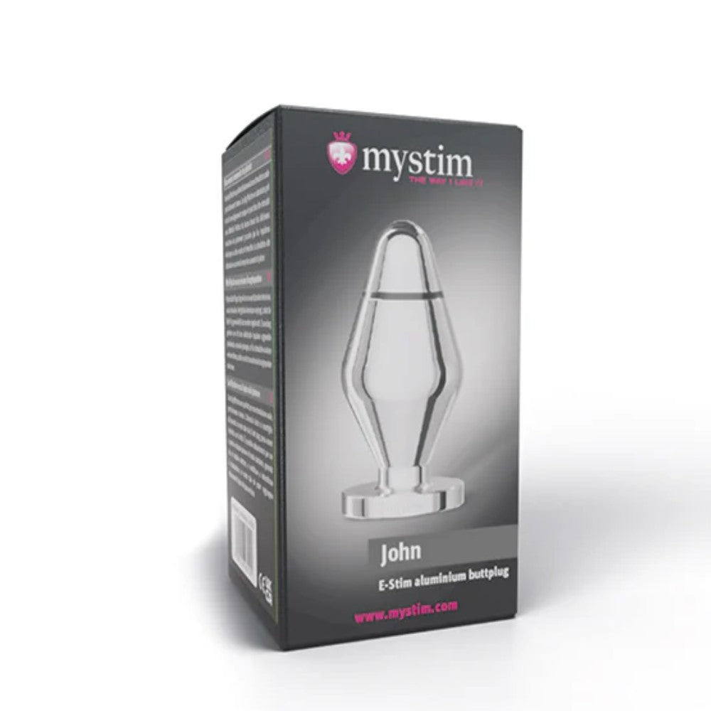 Mystim E-stim Butt Plugs John Metal Anal Plug Large