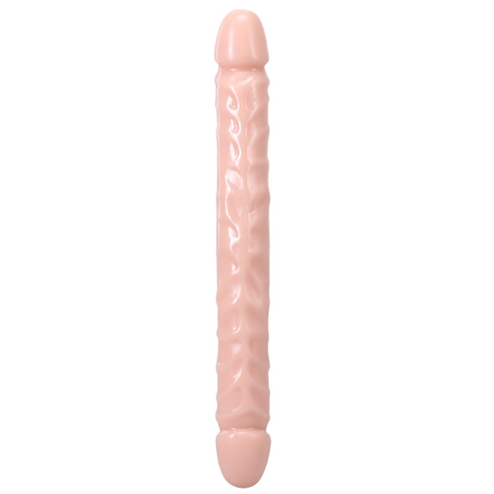 Doc Johnson Classic Jr. Veined Double Header 30 Cm Çift Taraflı Realistik Penis Flesh
