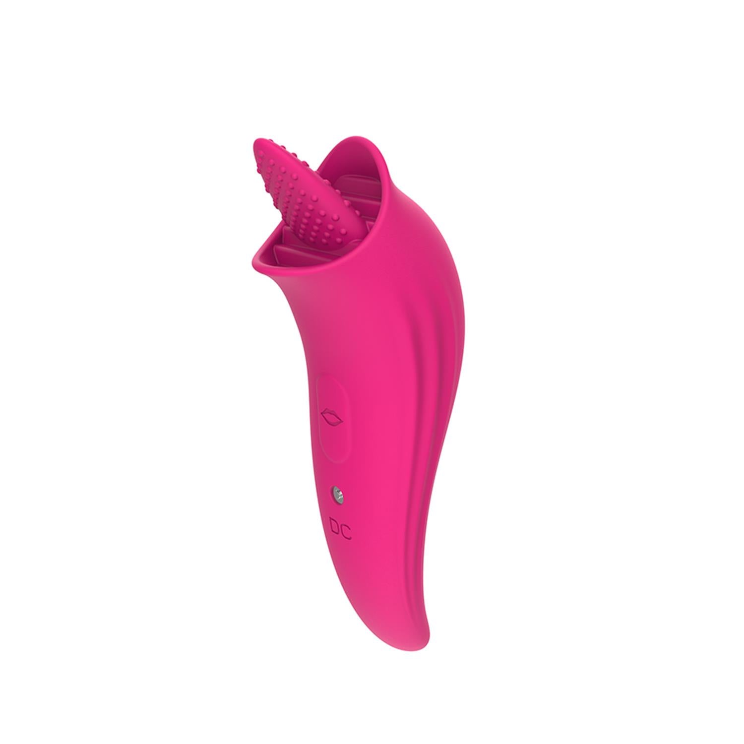 USB Şarjlı Licking Klitoris Uyarıcı Vibratör Pembe IPX5 Suya Dayanıklı