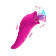 USB Şarjlı Licking Klitoris Uyarıcı Vibratör Pembe IPX5 Suya Dayanıklı