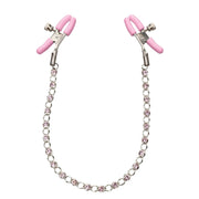 Calexotics Crystal Chain Nipple Clamps Göğüs Klipsi Pink