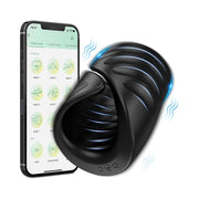 Frowzer Yivli Glans Trainer Titreşimli Telefon Kontrollü 9 Mod USB Şarjlı Mastürbatör