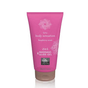 Hot Shiatsu Massage & Glide Gel 2in1 Raspberry Masaj ve Kayganlaştırıcı Jel 200ml