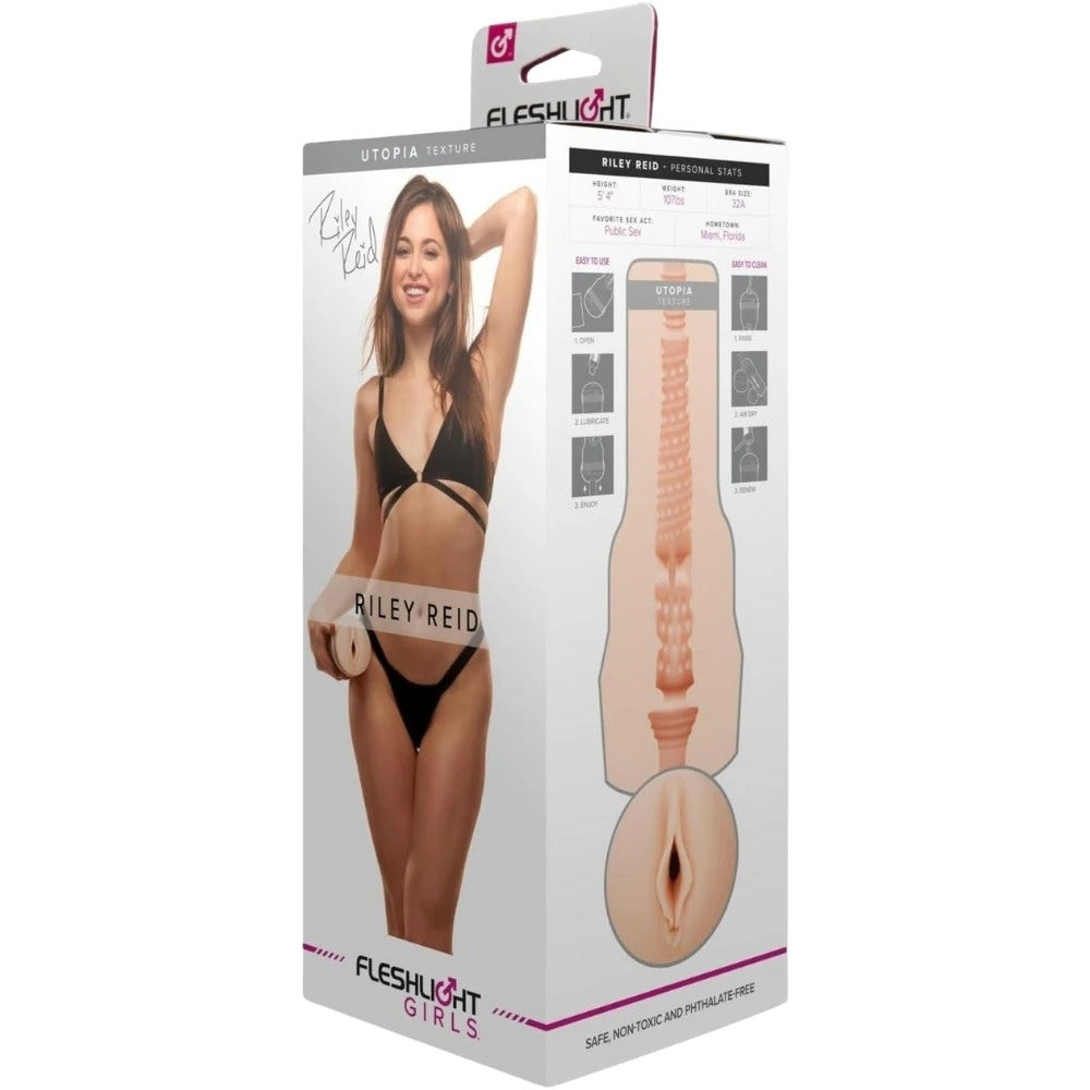 Fleshlight Girls Riley Reid Utopia Realistik Vajina Masturbator