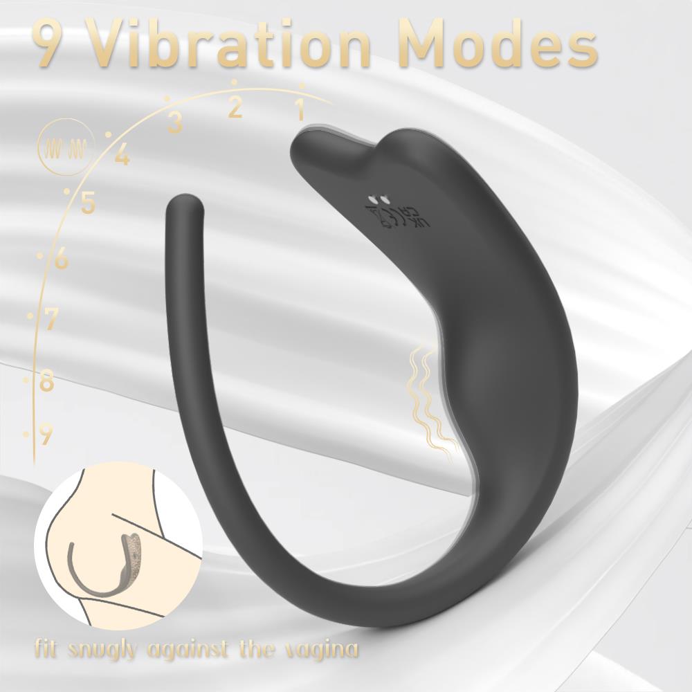 Siyah Leopar Desenli Vibratör 9 Titreşim Modu USB Şarjlı IPX7 Sessiz Güçlü Motor