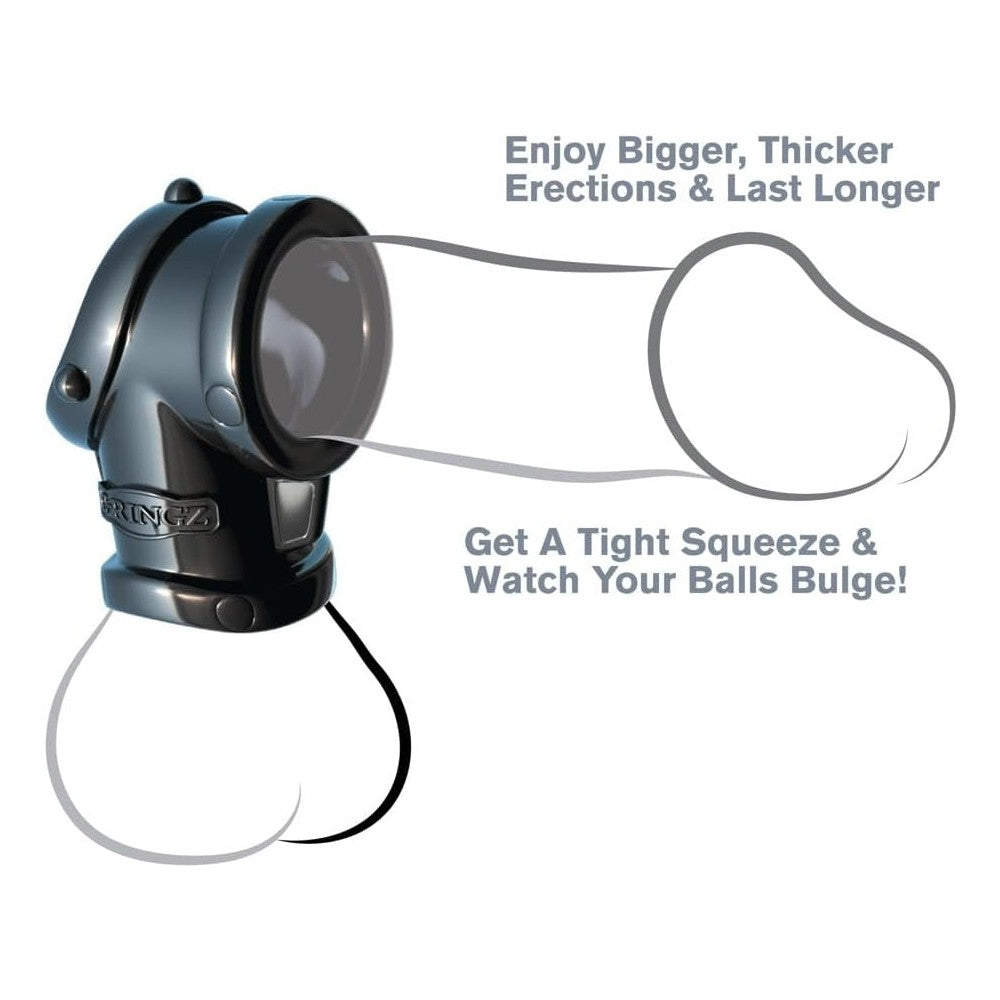 Pipedream Fantasy C-Ringz Cock Pipe Ball-Strecher Destekli Penis Halkası