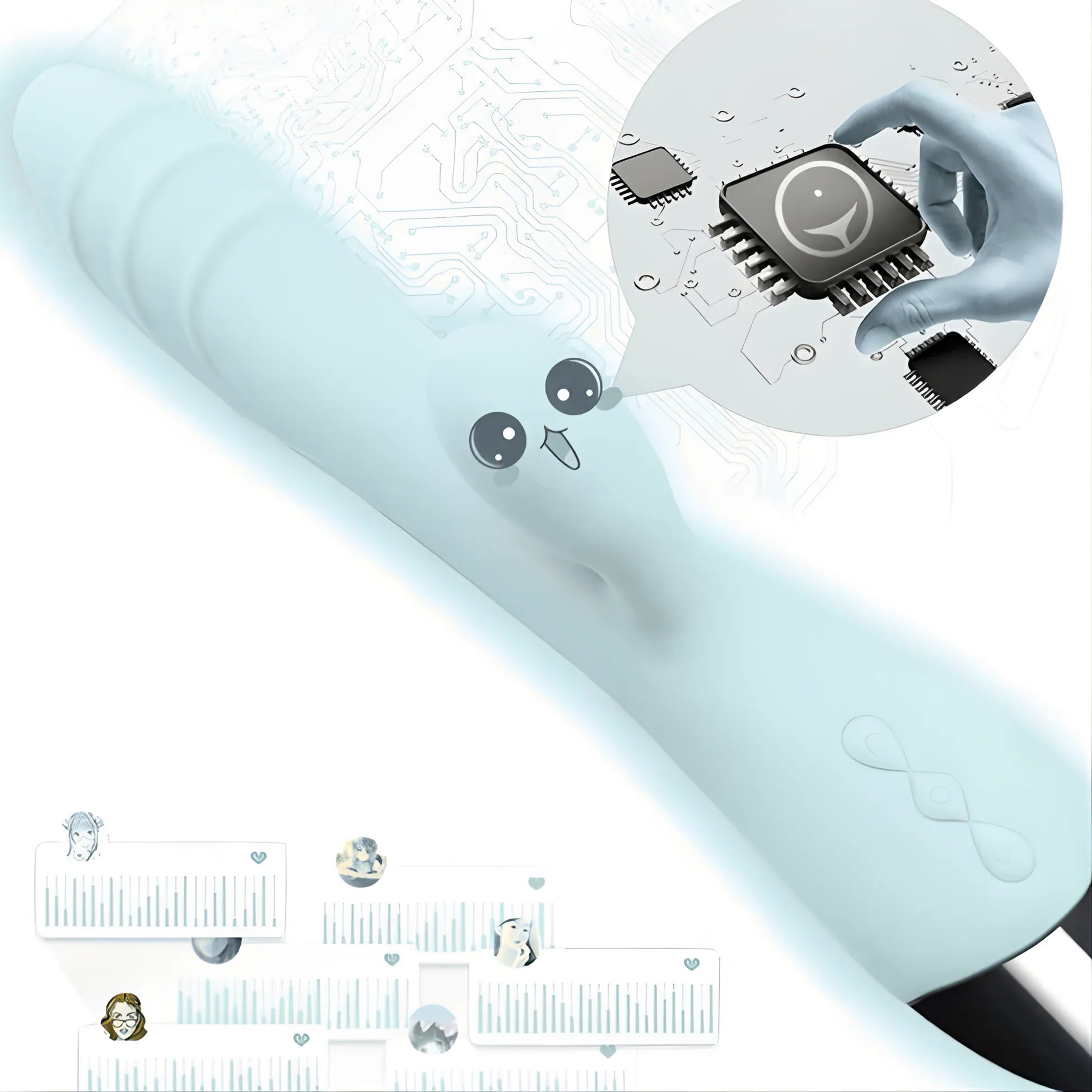 The Vibe Msex Rabbit Titreşimli Vibratör 10 Mod USB Şarjlı Su Geçirmez