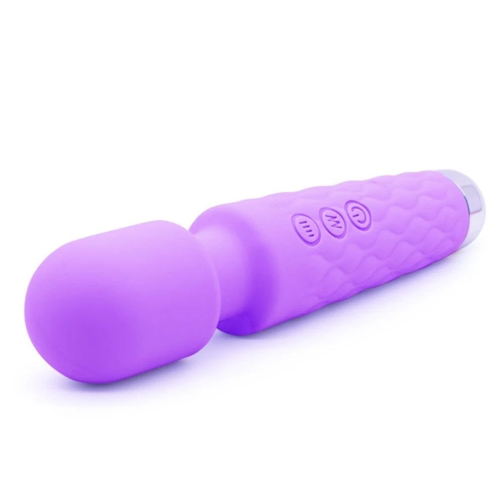 Massage Vibes Ultra Güçlü 20 Mod Usb Şarjlı Masaj Vibratör Purple