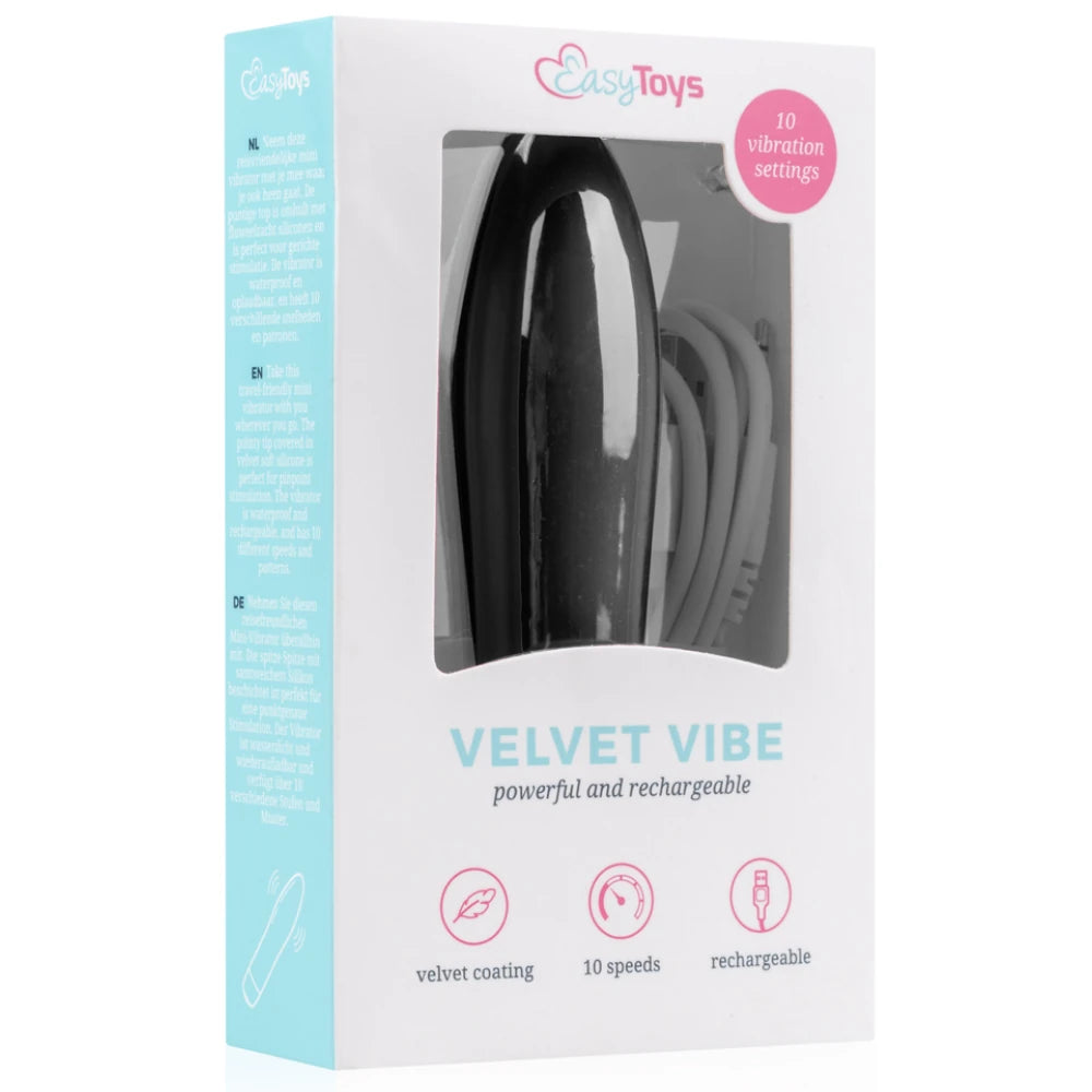 EasyToys Velvet Vibe G-Spot Vibratör – Zarafet ve Hassas Dokunuşun Buluşması